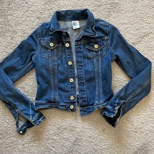 H&M Cropped Denim Jacket